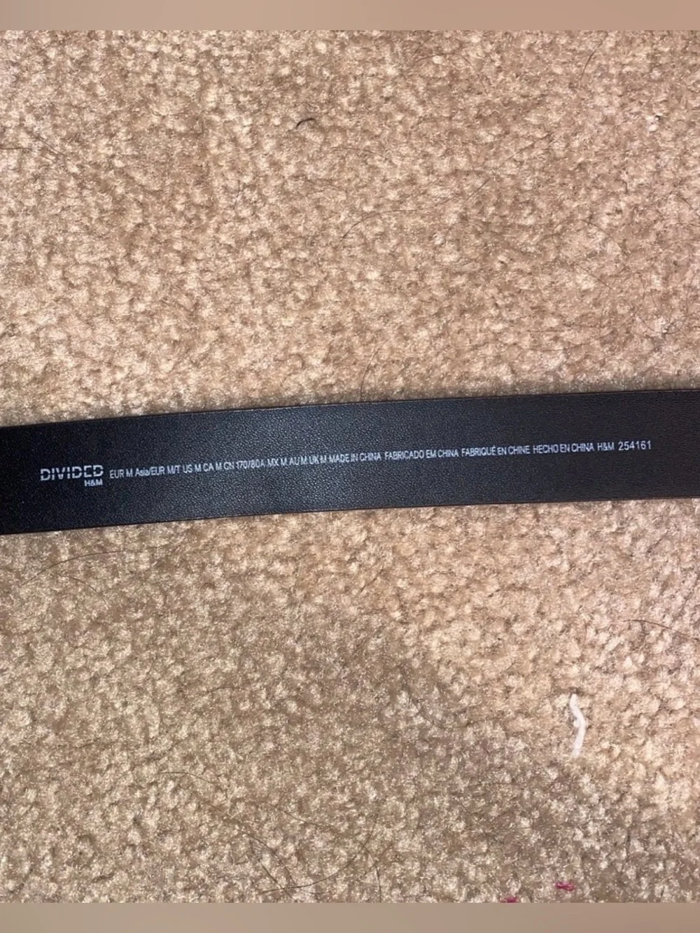 Women’s Black Faux Leather Belt H&M - Divided